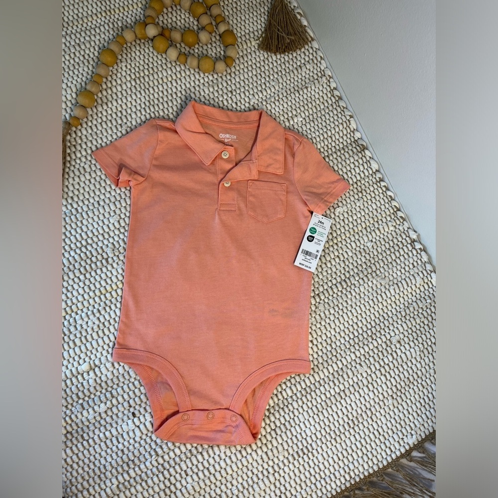 OshKosh B’gosh toddler Baby Pocket Henley Jersey Bodysuit